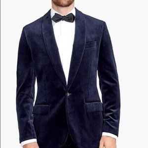 JCREW LUDLOW VELVET BLAZER SPORTCOAT 40R Navy blue